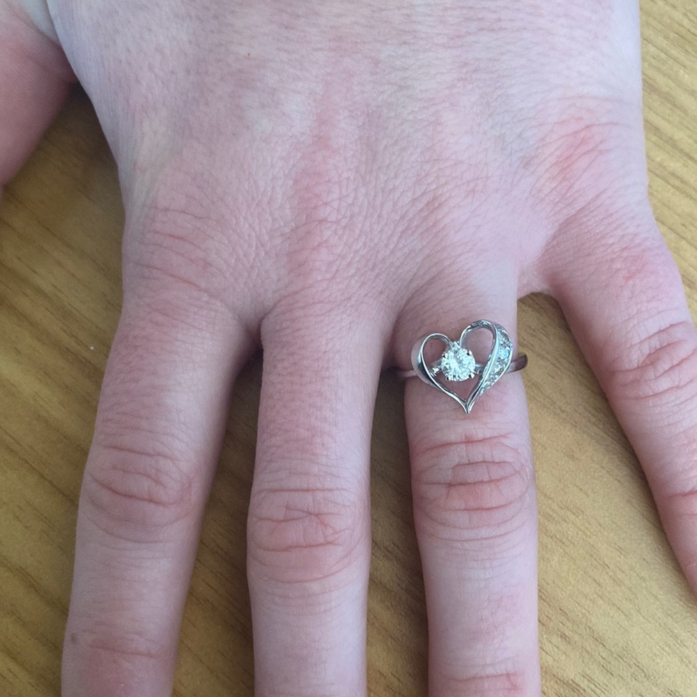 Diamond Heart Ring